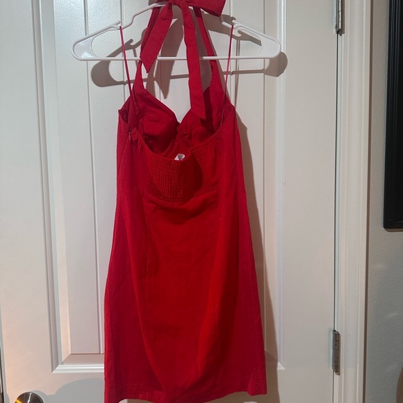 Red ASTR Halter Dress - Picture 2 of 4